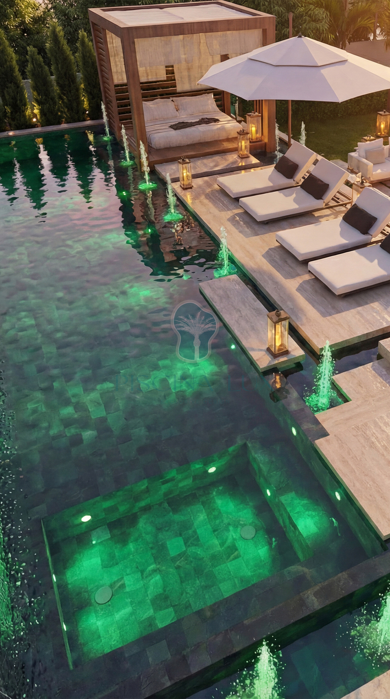 Projeto de piscina moderna 14